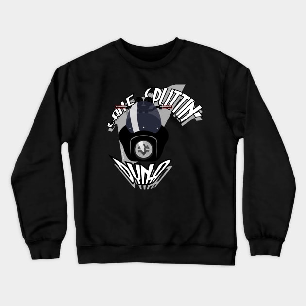 Lane Splittin DYNA v3 Crewneck Sweatshirt by the_vtwins